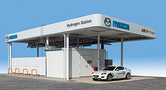 Mazda Wasserstoff Tankstelle