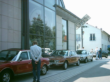 NSU Ro80 Club Bad Homburg, bei der Besichtigung der Autovision-
Ausstellung!