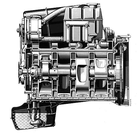 DB Wankelmotor Serie KE 70 Typ M950 KE409