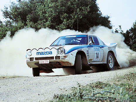 Der RX-7 SA2 im Rallyeinsatz