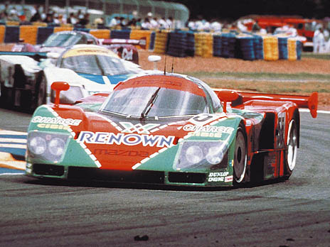 Der 787B mit der Nummer 55